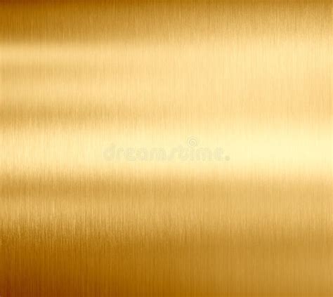 Gold Brushed Metal Texture Or Background Stock Image Image Of