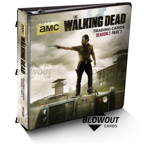 The Walking Dead Season 3 Part 1 Cryptozoic Binder