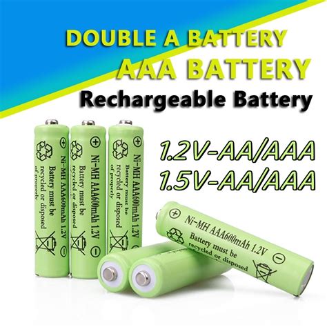 Aaa Aa Rechargeable Battery V Aa Mah Aaa Mah V Aa Mah