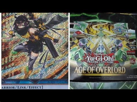 Yu Gi Oh Age Of Overlord Booster Box Opening Round 2 Yugioh