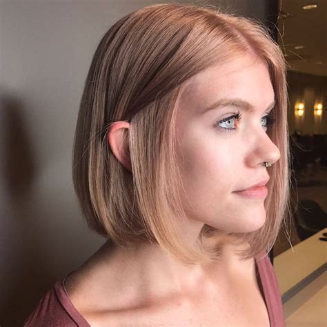 Blunt Bob By Aveda Artist Anne Keller At Lavish Salon Wavy Bob