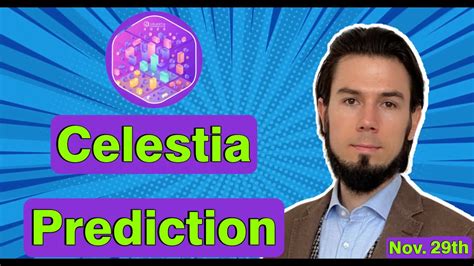 Celestia TIA Price Prediction Today November 29th Celestia YouTube