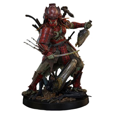 Akaoni Samurai Predator Hot Toys AC06 Figurine 1 6 Alien Vs Predator