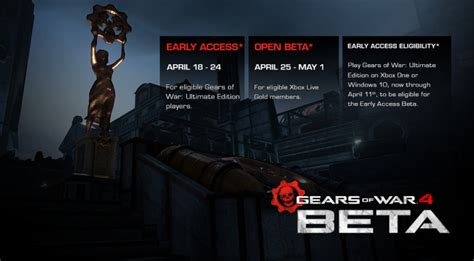 Gears of War 4 multiplayer beta dates announced | VG247