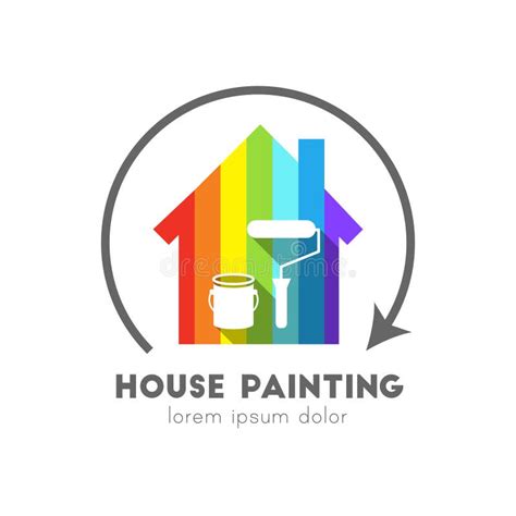 House Painting Logo Stock Vector Illustration Of Industries