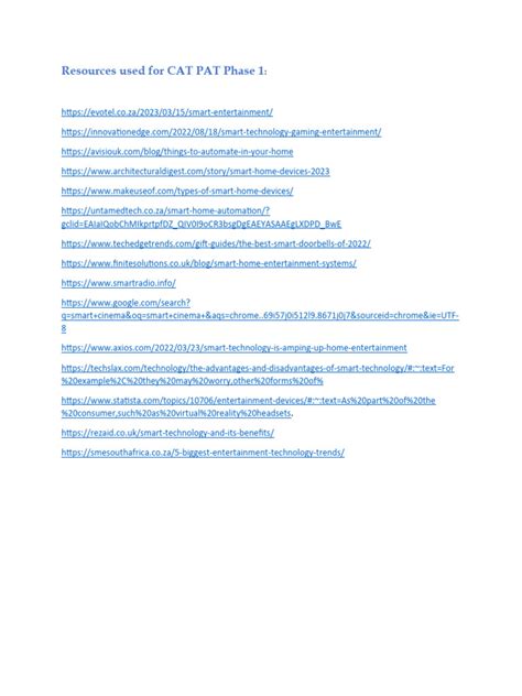 resources   cat pat phase