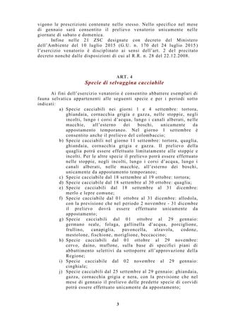 Calendario Venatorio Puglia Pdf