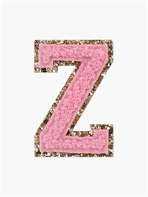 Preppy Pink Varsity Letter Z Sticker For Sale By Ktp Preppy