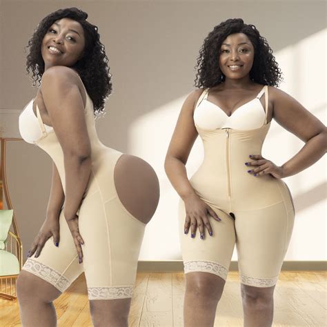 Firm Tummy Control Full Body Plus Sizes Butt Lift Hollow Bbl Girdle