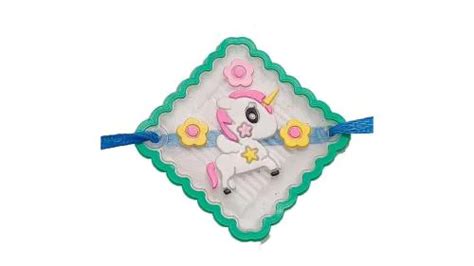 Buy Kavim Soft Rubber Unicorn 1 Set Kids Rakhi Online At Best Prices In