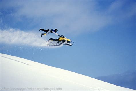 Snowmachine Riding Lost Lake Jake Chugach National Forest Alaska