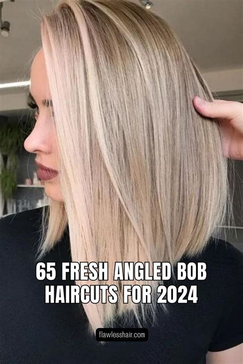 65 Fresh Angled Bob Haircuts For 2024 In 2024 Angled Bob Haircuts