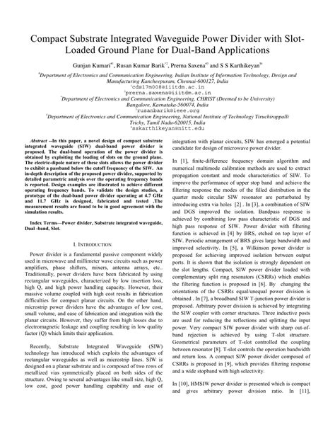 Pdf Compact Out Of Phase Wideband Substrate Integrated Waveguide