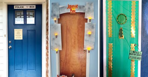 12 Creative Halloween Door Ideas