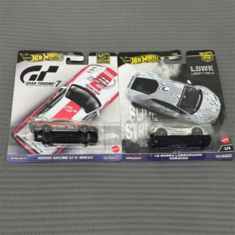 Jual Hotwheels R Gran Turismo Nissan Skyline GT R BNR LB Works Lamborghini Huracan Hot