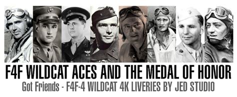 Gotfriends F4f Wildcat Aces And The Medal Of Honor 4k Vmf221 Jamesswett