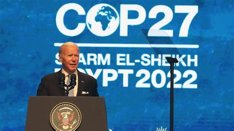 Cop27 Joe Biden Issues Climate Rallying Cry To World Leaders Bbc News