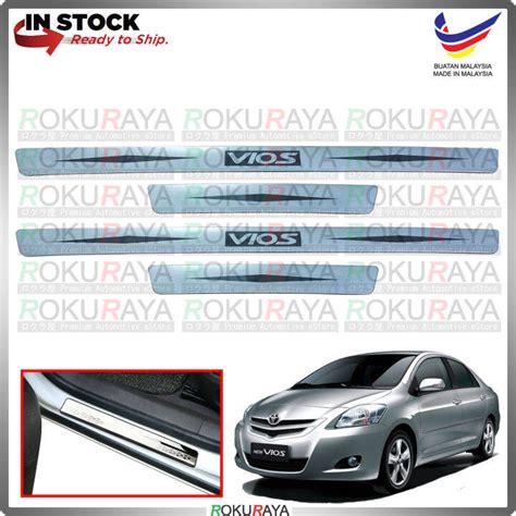 Besi Toyota Vios Dugong Ncp Stainless Steel Chrome Side Sill