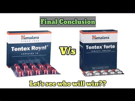 Himalaya Tentex Royal Capsule Vs Tentex Forte Tablet YouTube