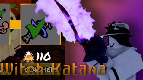 The Witch Katana And Halloween Event Roblox Zo Samurai Showcase