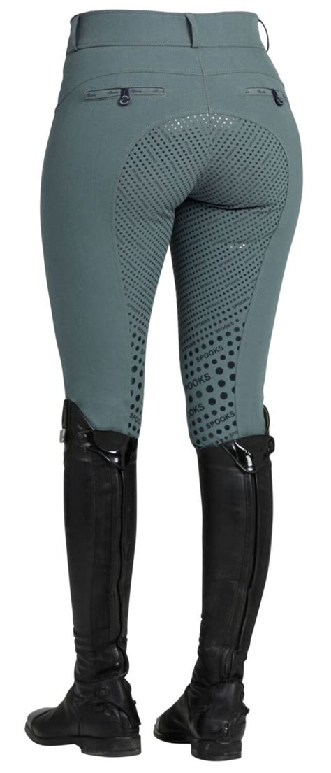 Elina Full Grip Breeches Dove Blue Spooks Riding Australasia