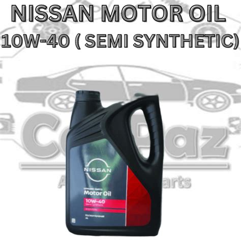 Original Nissan Engine Oil W Semi Synthetic L Shopee Malaysia