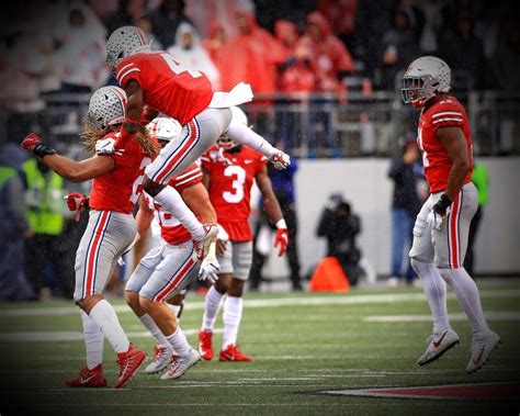 Jordan Fuller And Chase Young Ohio State Buckeyes Licensed Unsigned Photo 2