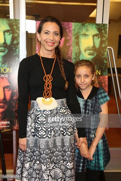 Moon Zappa Moon Zappa And Daughter At Linwood Dunn Theater On June 13 2016 In Los Moon