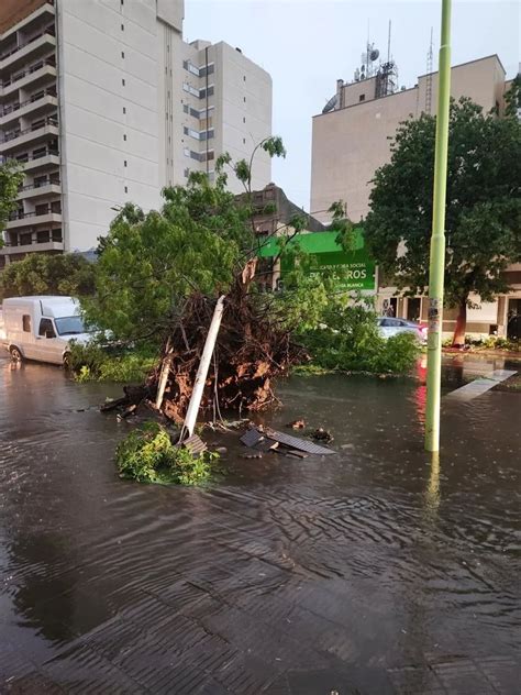 Fuerte Temporal De Lluvia Y Viento Castigó A Bahía Blanca Al Menos 13