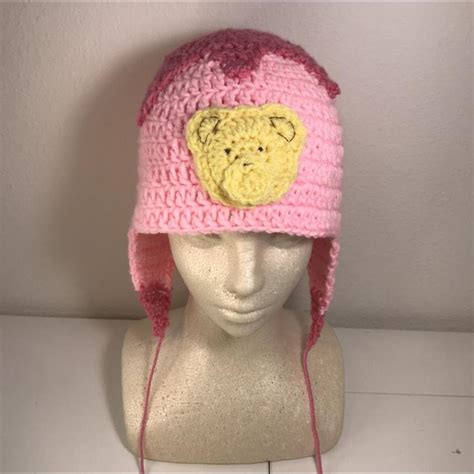 Serial Experiments Lain Beanie Handmade Crochet Depop