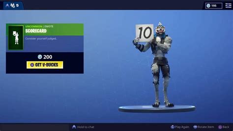 By Combining Two Emotes, You Can Get the Fortnite Scorecard to Show a “0”