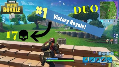 Fortnite Battle Royale Duo Win Gameplay Action Game 17 Kills Youtube