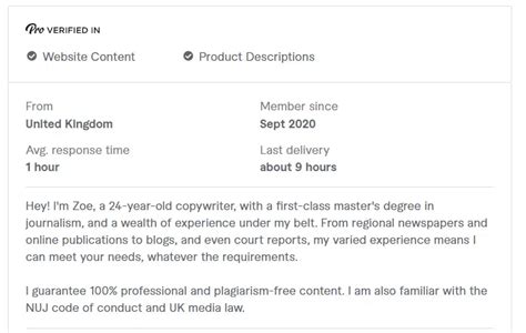 How To Write Fiverr Description For Your Profile With Examples