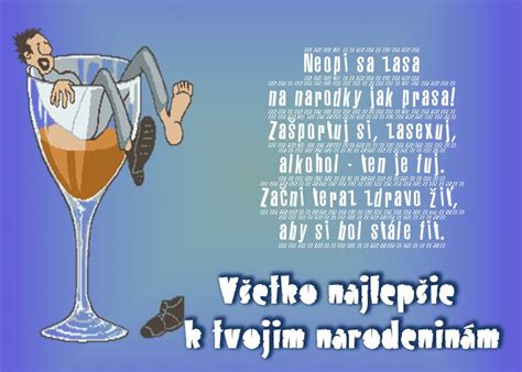 Priania K Narodeninám A Meninám Alkohol Narodeniny A Vtipné Veci