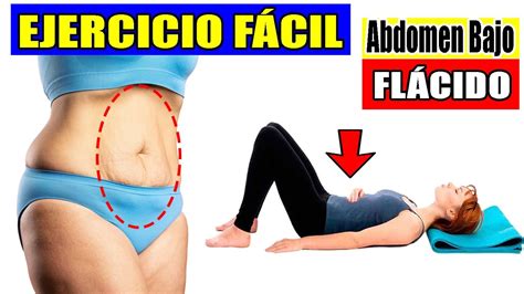 Cómo ELIMINAR el ABDOMEN BAJO FLÁCIDO con EJERCICIO FÁCIL Adiós