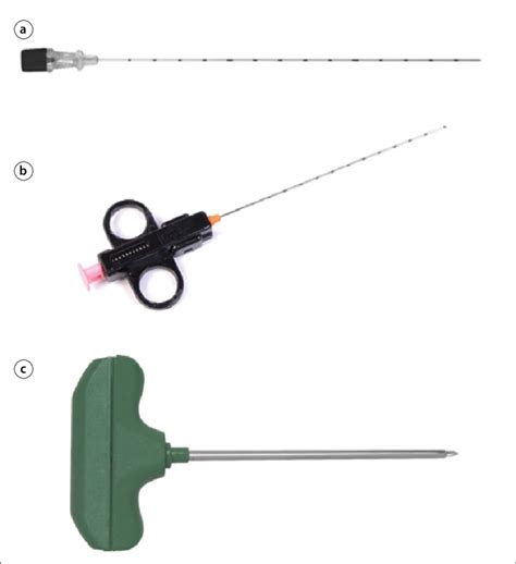 A C Needle Types Used For Bone Lesions Chiba Needle A Tru Cut Download Scientific Diagram