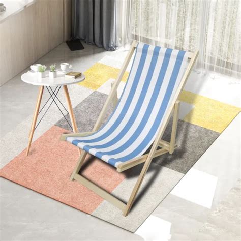 Dropship BEACH CHAIR Stripe Folding Chaise Lounge Chair To Sell Online