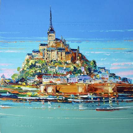 Peinture Mont Saint Michel Par Corbi Re Liisa Carr D Artistes