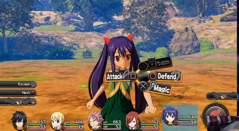 Fairy Tail Rpg Uses A Five Members Party System Grid System In Battle