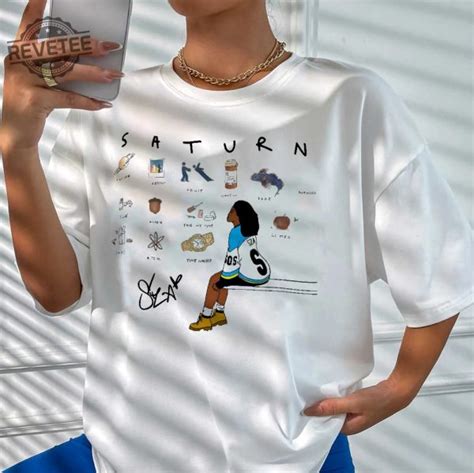 Sza Saturn Shirt Sza Saturn Unisex Tshirt White 2024 New Release Music