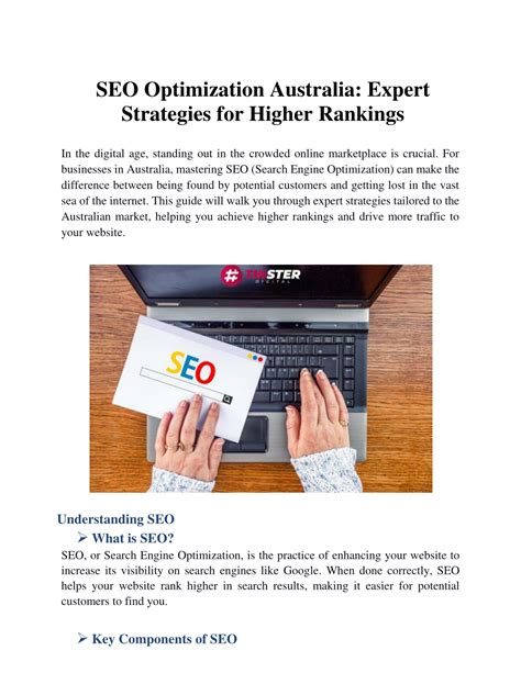 Ppt Seo Optimization Australia Expert Strategies For Higher Rankings Powerpoint Presentation