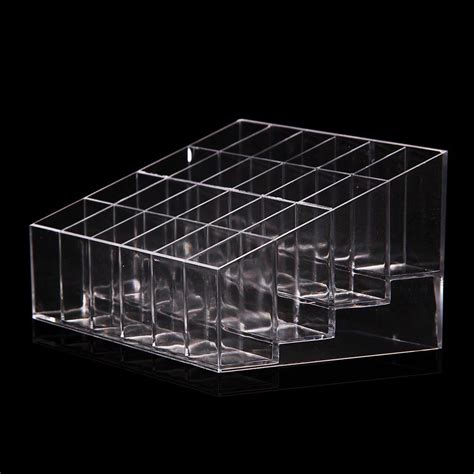 Grid Acryl Make Organizer Storage Box Case Lips Grandado