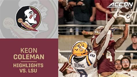 Keon Coleman With 3 Touchdown Catches In FSU Debut - Win Big Sports