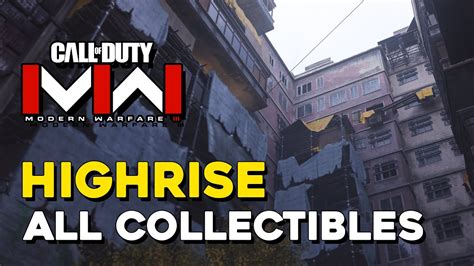 Call Of Duty Mw3 2023 Highrise All Collectible Locations All Supply