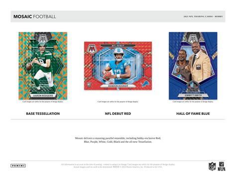 2023 Panini Mosaic Football Hobby Box Da Card World