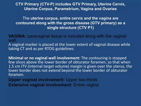 Contouring guidelines Cervix IMRT | PPTX