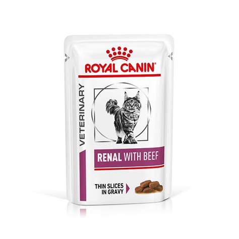 Royal Canin Veterinary Health Nutrition Renal Beef Adult Wet Cat Food