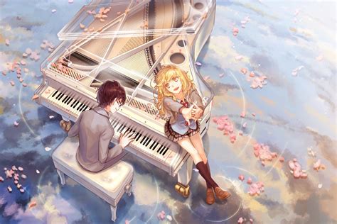 Gambar Anime Boy Play Piano  Anime77