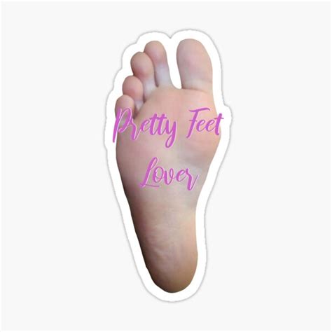 Pretty Feet Lover Soles Sticker For Sale By Litfeet Redbubble