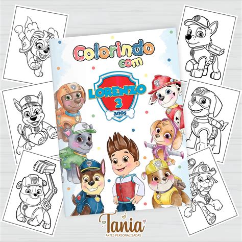 Arquivo Digital Desenhos Da Patrulha Canina Para Colorir Descubra A